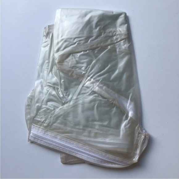 Outdoor Patio Umbrella Rain Cover NEW Waterproof Zips Luxe Vinyl 15”x75” Vintage - Picture 5 of 11